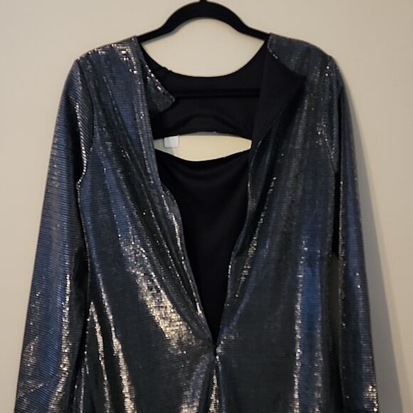 NEW Sanctuary Night Disco Cutout Metallic Dress - Picture 10 of 10